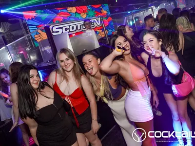 A professional photo of guests enjoying themselves at Cocktails Nightclub from our gallery.