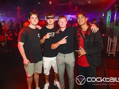 A professional photo of guests enjoying themselves at Cocktails Nightclub from our gallery.