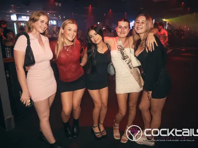 A professional photo of guests enjoying themselves at Cocktails Nightclub from our gallery.