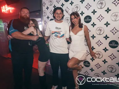 A professional photo of guests enjoying themselves at Cocktails Nightclub from our gallery.