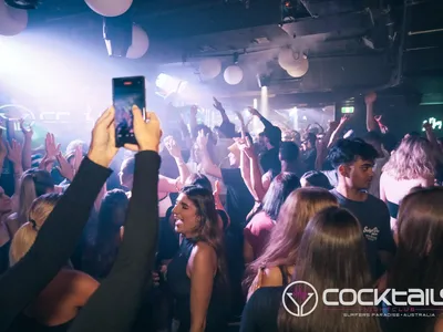 A professional photo of guests enjoying themselves at Cocktails Nightclub from our gallery.