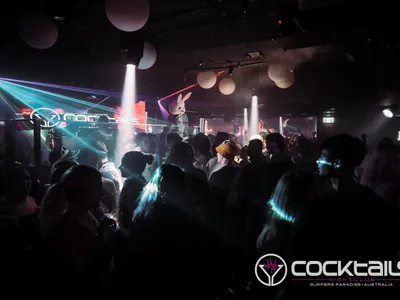 A professional photo of guests enjoying themselves at Cocktails Nightclub from our gallery.