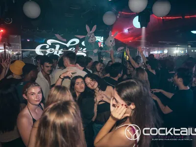 A professional photo of guests enjoying themselves at Cocktails Nightclub from our gallery.