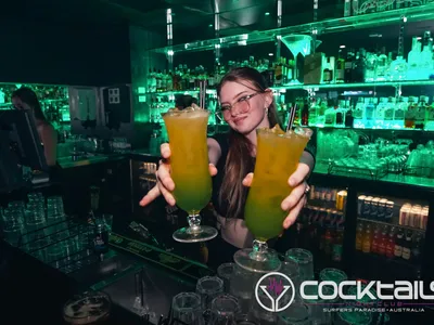 A professional photo of guests enjoying themselves at Cocktails Nightclub from our gallery.