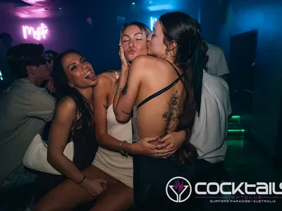 A professional photo of guests enjoying themselves at Cocktails Nightclub from our gallery.