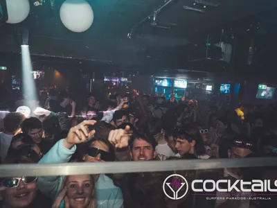 A professional photo of guests enjoying themselves at Cocktails Nightclub from our gallery.