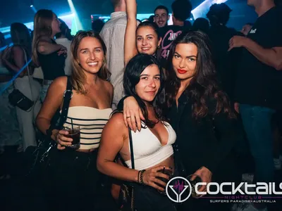 A professional photo of guests enjoying themselves at Cocktails Nightclub from our gallery.