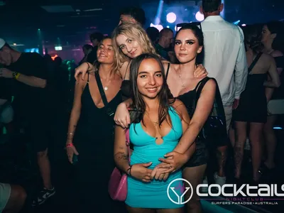 A professional photo of guests enjoying themselves at Cocktails Nightclub from our gallery.