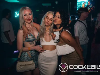 A professional photo of guests enjoying themselves at Cocktails Nightclub from our gallery.