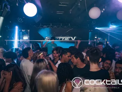 A professional photo of guests enjoying themselves at Cocktails Nightclub from our gallery.