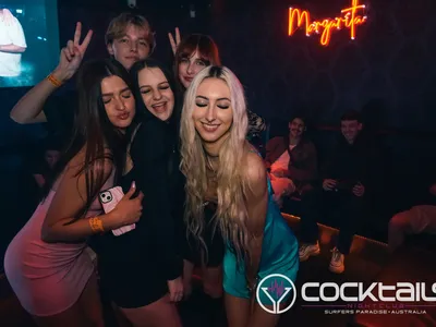 A professional photo of guests enjoying themselves at Cocktails Nightclub from our gallery.