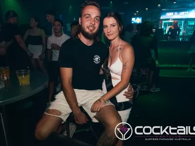 A professional photo of guests enjoying themselves at Cocktails Nightclub from our gallery.