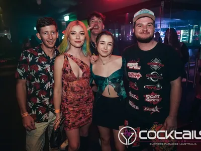 A professional photo of guests enjoying themselves at Cocktails Nightclub from our gallery.