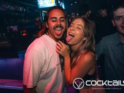 A professional photo of guests enjoying themselves at Cocktails Nightclub from our gallery.