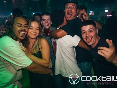 A professional photo of guests enjoying themselves at Cocktails Nightclub from our gallery.