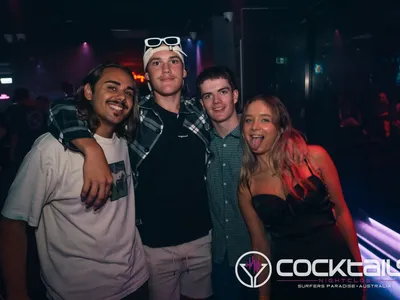 A professional photo of guests enjoying themselves at Cocktails Nightclub from our gallery.