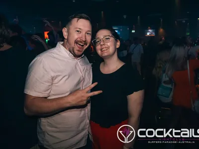 A professional photo of guests enjoying themselves at Cocktails Nightclub from our gallery.