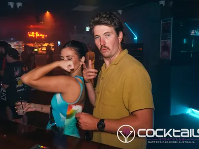 A professional photo of guests enjoying themselves at Cocktails Nightclub from our gallery.