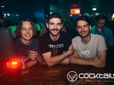 A professional photo of guests enjoying themselves at Cocktails Nightclub from our gallery.