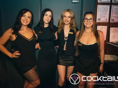 A professional photo of guests enjoying themselves at Cocktails Nightclub from our gallery.