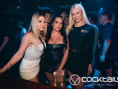 A professional photo of guests enjoying themselves at Cocktails Nightclub from our gallery.