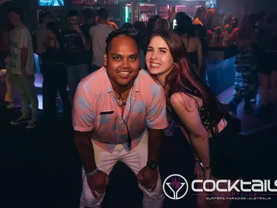 A professional photo of guests enjoying themselves at Cocktails Nightclub from our gallery.