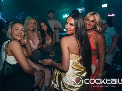 A professional photo of guests enjoying themselves at Cocktails Nightclub from our gallery.