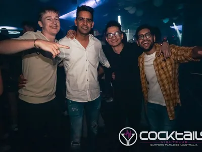 A professional photo of guests enjoying themselves at Cocktails Nightclub from our gallery.