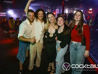 A professional photo of guests enjoying themselves at Cocktails Nightclub from our gallery.