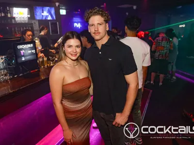 A professional photo of guests enjoying themselves at Cocktails Nightclub from our gallery.