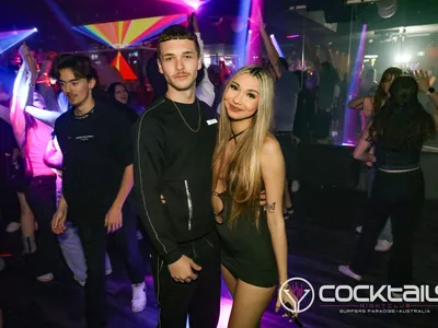 A professional photo of guests enjoying themselves at Cocktails Nightclub from our gallery.