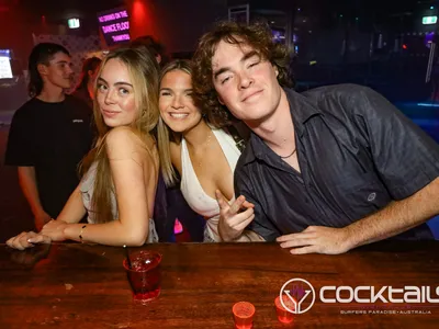 A professional photo of guests enjoying themselves at Cocktails Nightclub from our gallery.