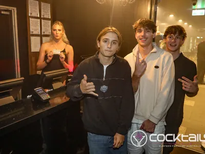 A professional photo of guests enjoying themselves at Cocktails Nightclub from our gallery.