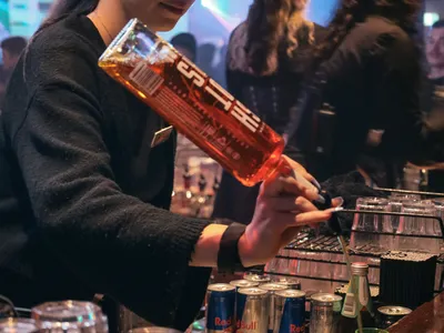 A professional photo of guests enjoying themselves at Cocktails Nightclub from our gallery.