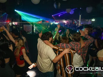 A professional photo of guests enjoying themselves at Cocktails Nightclub from our gallery.