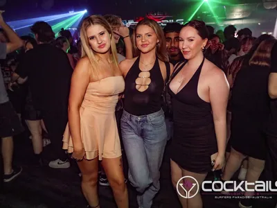 A professional photo of guests enjoying themselves at Cocktails Nightclub from our gallery.