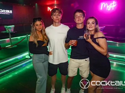 A professional photo of guests enjoying themselves at Cocktails Nightclub from our gallery.