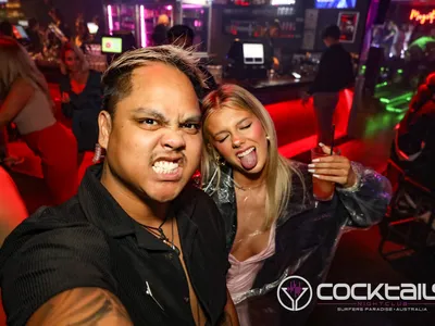 A professional photo of guests enjoying themselves at Cocktails Nightclub from our gallery.