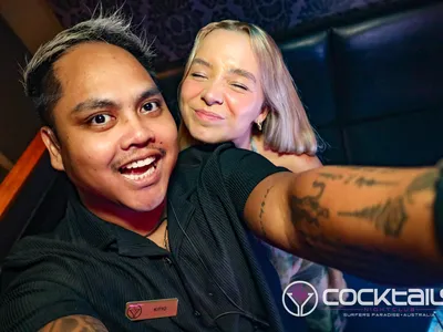 A professional photo of guests enjoying themselves at Cocktails Nightclub from our gallery.