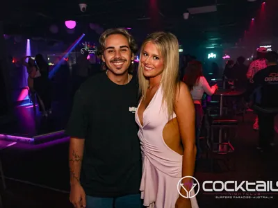 A professional photo of guests enjoying themselves at Cocktails Nightclub from our gallery.