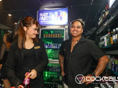 A professional photo of guests enjoying themselves at Cocktails Nightclub from our gallery.