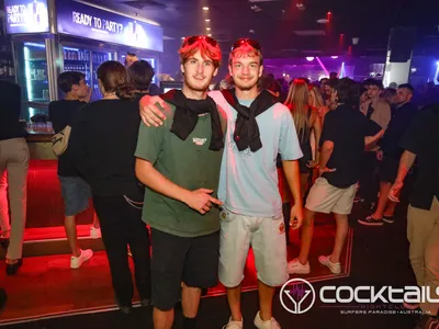 A professional photo of guests enjoying themselves at Cocktails Nightclub from our gallery.