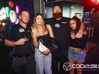 A professional photo of guests enjoying themselves at Cocktails Nightclub from our gallery.