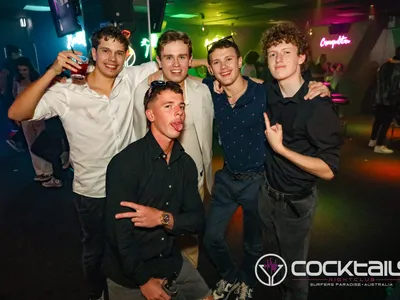 A professional photo of guests enjoying themselves at Cocktails Nightclub from our gallery.