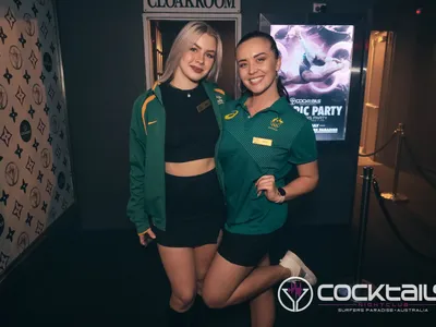 A professional photo of guests enjoying themselves at Cocktails Nightclub from our gallery.