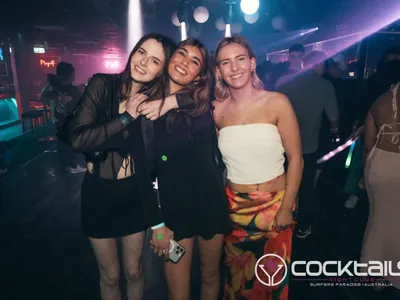 A professional photo of guests enjoying themselves at Cocktails Nightclub from our gallery.