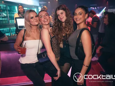 A professional photo of guests enjoying themselves at Cocktails Nightclub from our gallery.