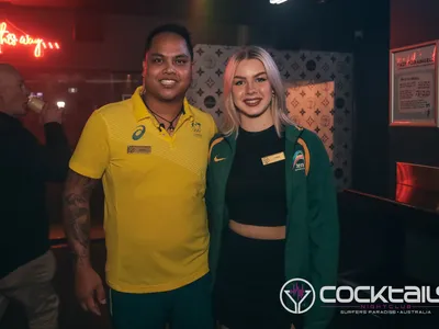 A professional photo of guests enjoying themselves at Cocktails Nightclub from our gallery.