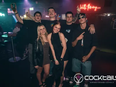 A professional photo of guests enjoying themselves at Cocktails Nightclub from our gallery.