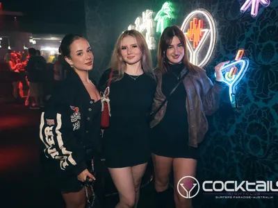 A professional photo of guests enjoying themselves at Cocktails Nightclub from our gallery.